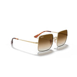 RAYBAN - SQUARE | Gold w/ Light Brown Gradient