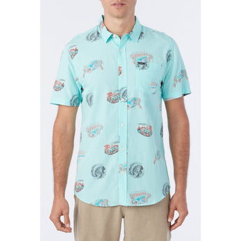 ONEILL - ARTIST SERIES OASIS ECO WOVEN | TURQUOISE