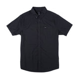 RVCA - THAT'LL DO STRETCH SS BUTTON-UP | BLACK - The Cabana.ca