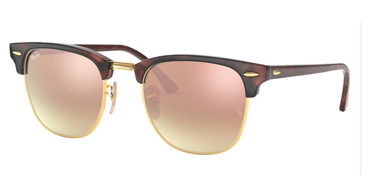 RAYBAN - CLUBMASTER | Red Havana w/ Copper Flash - The Cabana